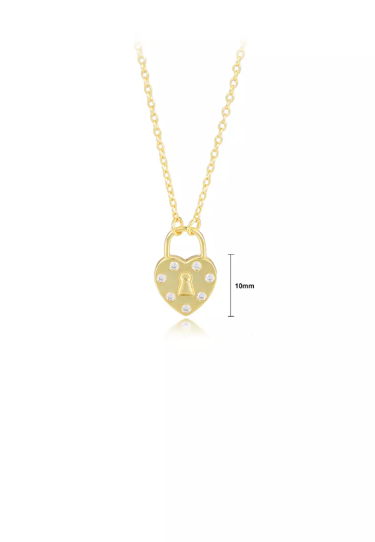 Gold hotsell heart lock