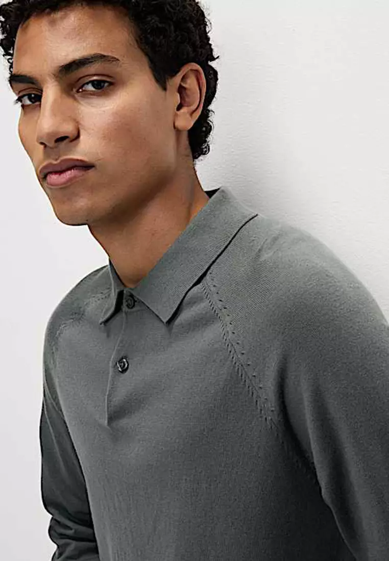 Cotton Rich Knitted Polo Shirt