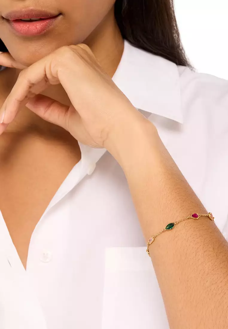 Showtime Delicate Bracelet in Multi KJ982