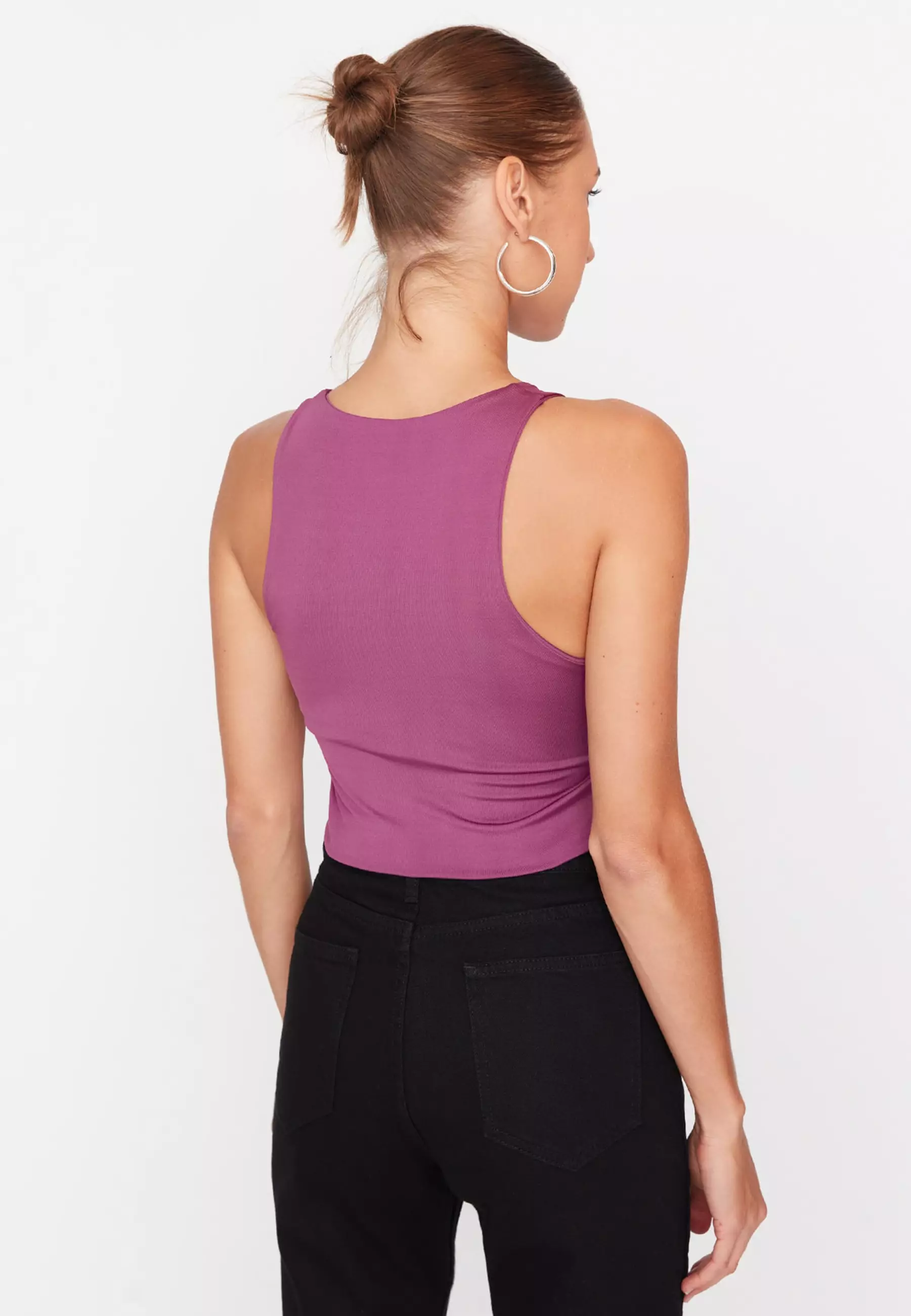 Halterneck Knitted Bodysuit