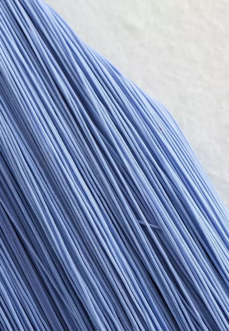 夏季氣質時尚無袖流蘇純色連衣裙CA26022401BL