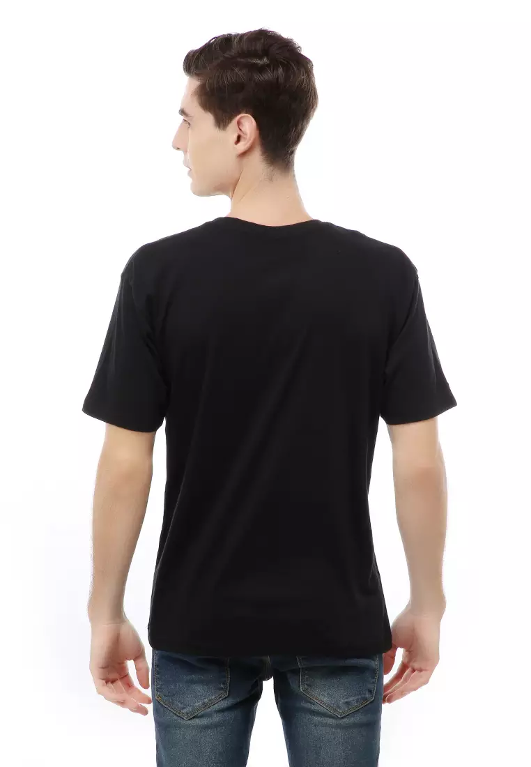 Jack T-Shirt Atasan Kasual Kaos Pria Anime Short Sleeve Material Cotton ORIGINAL - Black