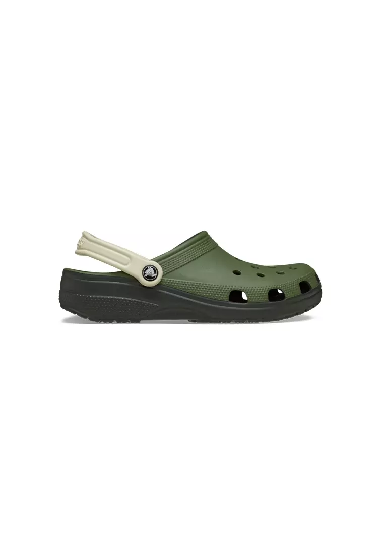 Classic Retro Sport Clog in Army Green