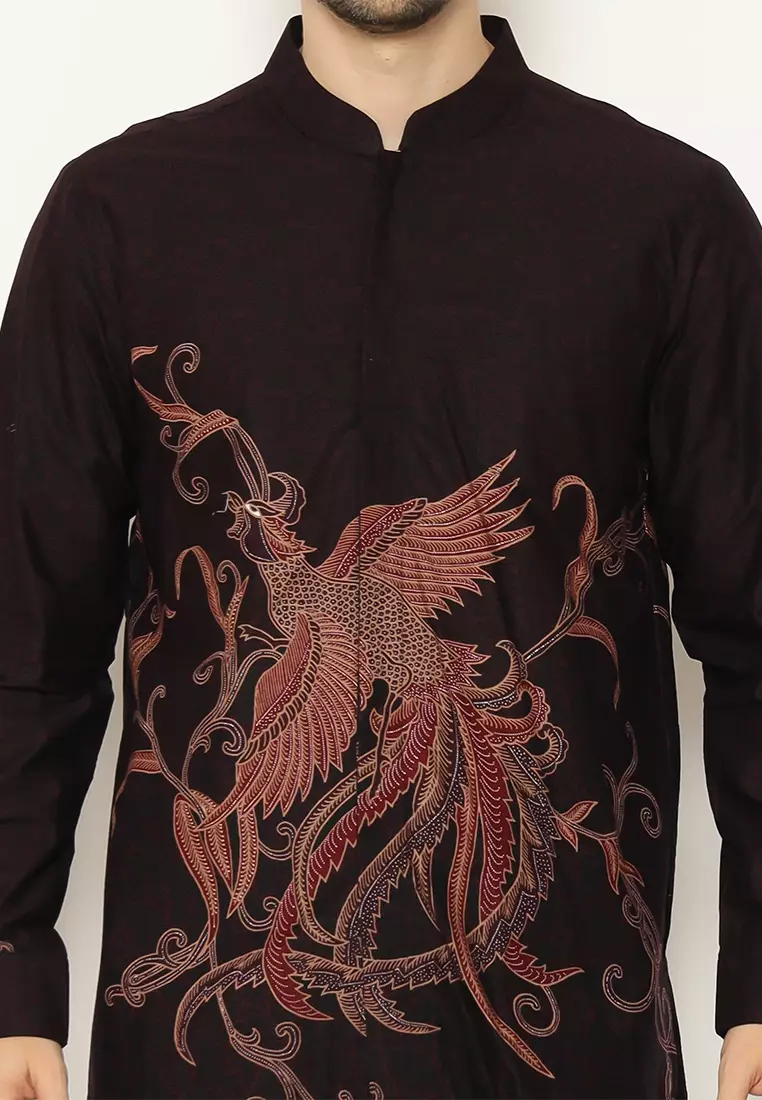 Hadinata Batik Kemeja Koko Panjang Furing Fariq