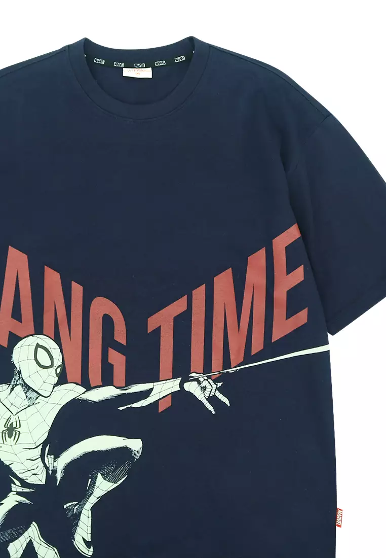 Mens Licensed Oversized Graphic T-Shirt "Hang Time"