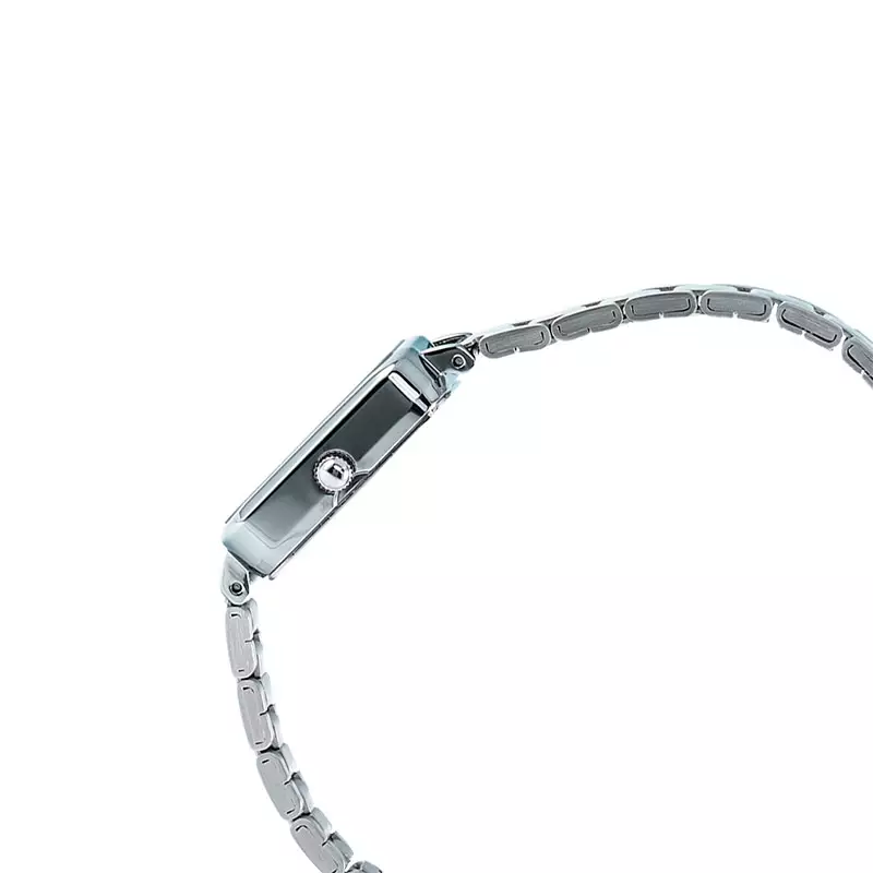 Jam Tangan Wanita Casio General LTP-V009D-7EUDF Ladies White Dial Stainless Steel Band