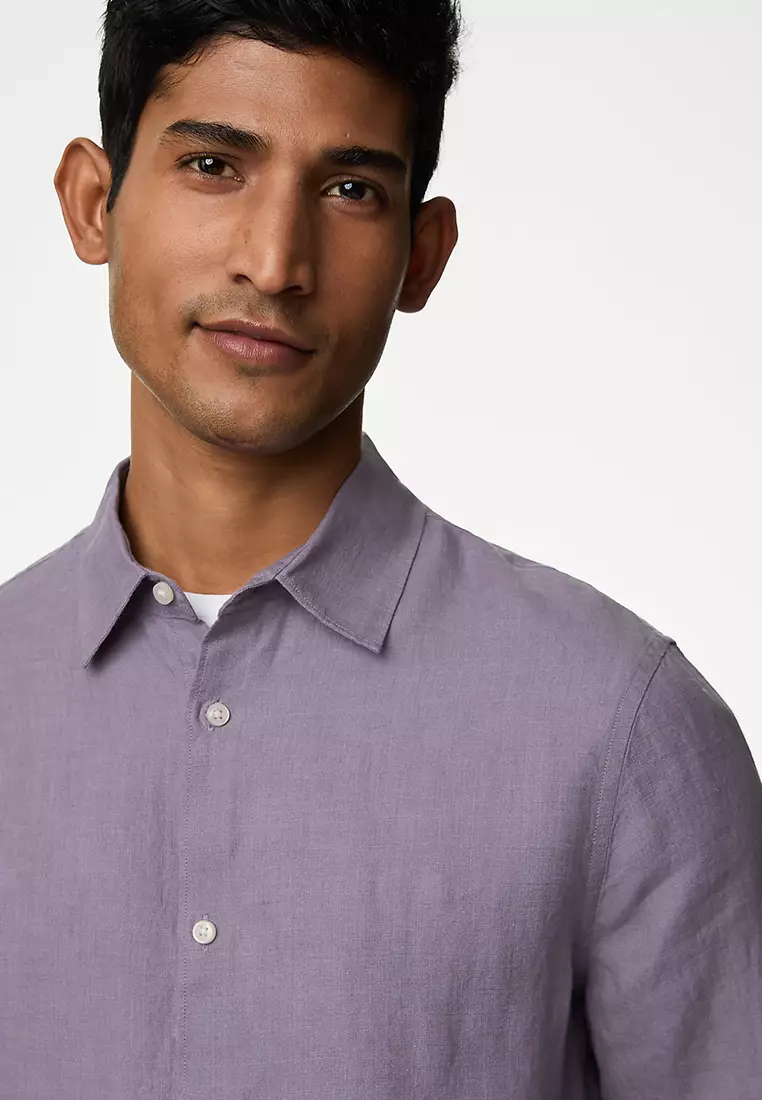 Pure Linen Regular Fit Shirt