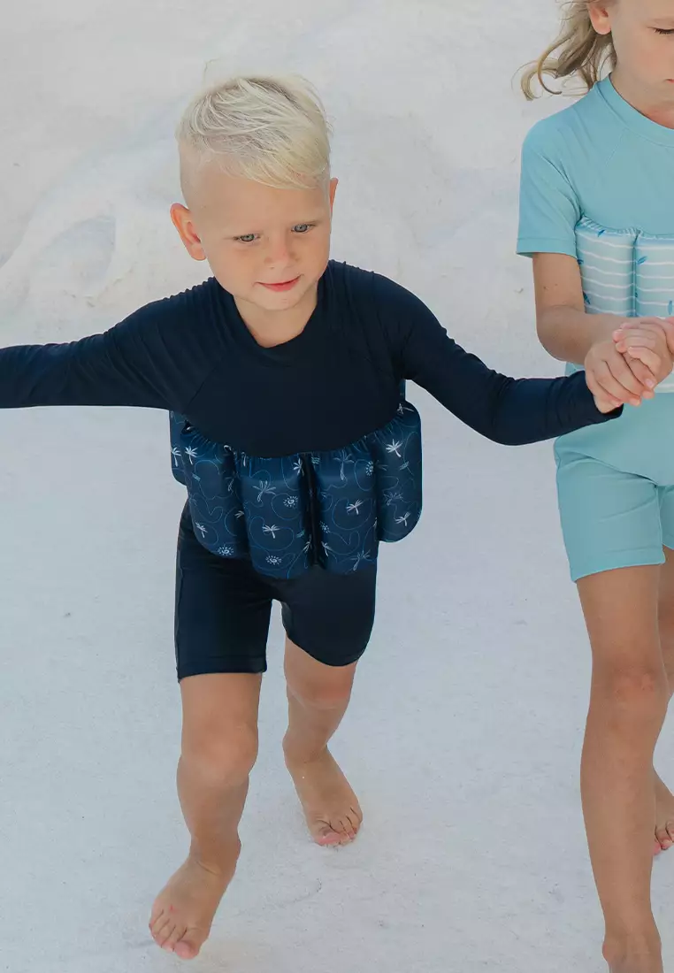 Bleu Marine Diving Long Sleeves Floatsuit - Dark Saphire