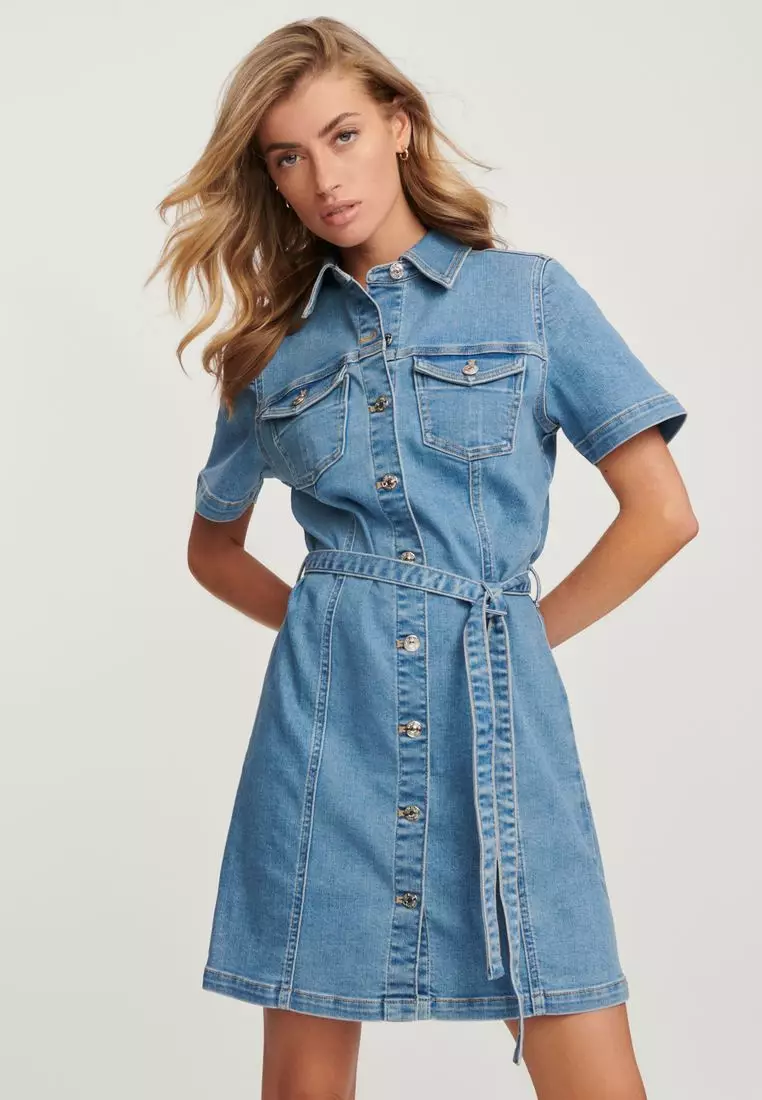 Buy Next Belted Denim Shirt Dress 2024 Online Zalora