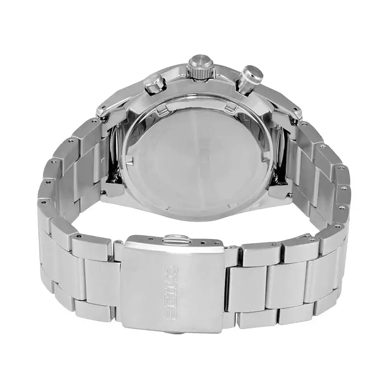 Jam Tangan Pria Seiko Chronograph SSB405P1 Essentials Green Dial Stainless Steel Strap