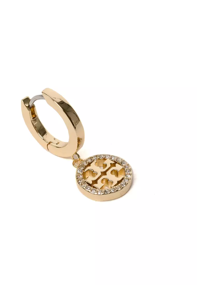 Miller Pave Huggie Hoop Earring