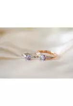 WHITE ROSE GOLD PURPLE