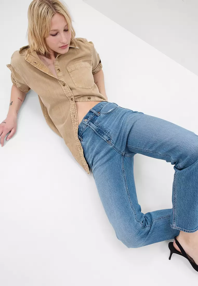 90s Straight High Rise Jeans