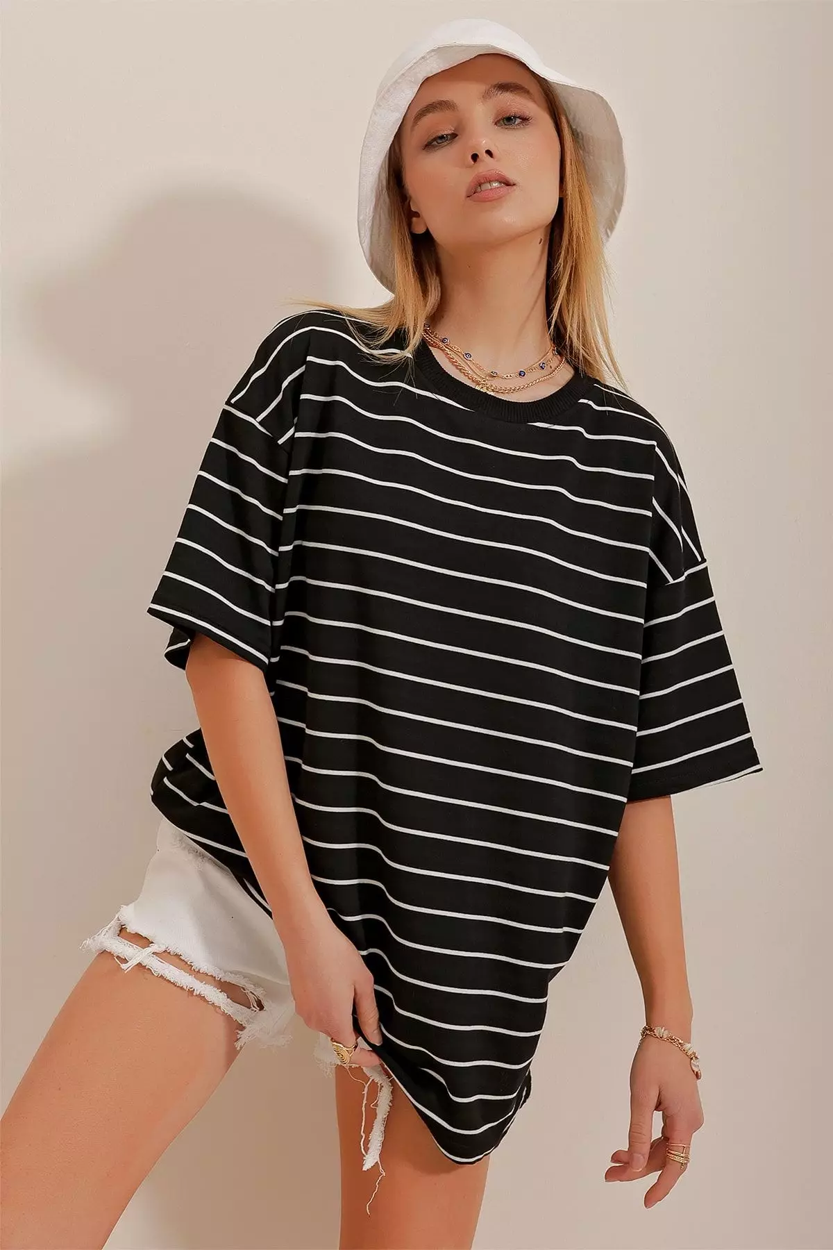 Striped Oversize T-Shirt