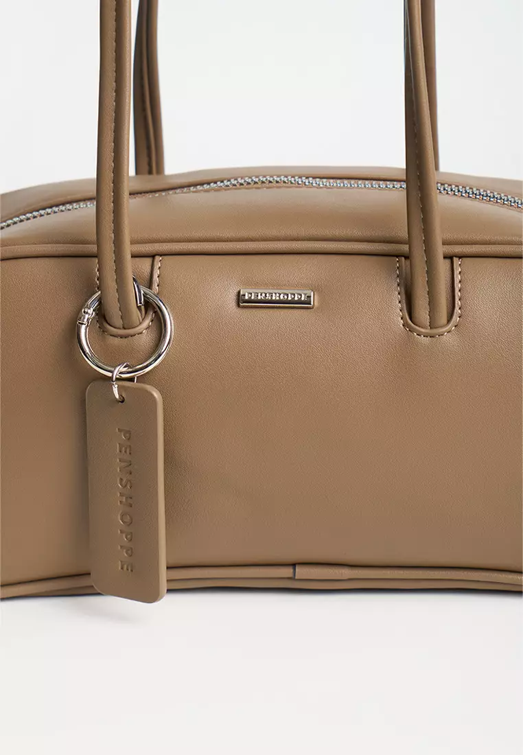 Dress Code Leather Bowler Bag