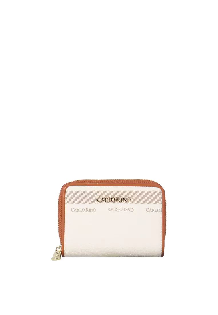 Buy Carlo Rino The Interlace Short Wallet - Beige 2026 Online | ZALORA