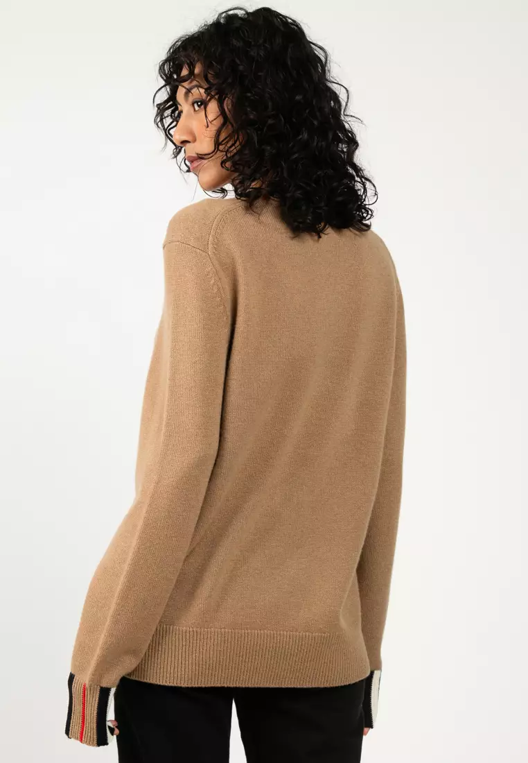 Eyre Check Detail Sweater (nt)