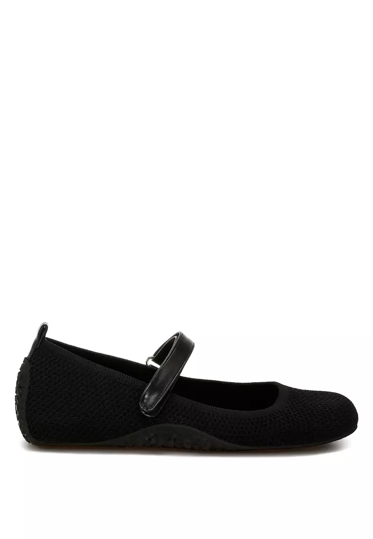 Discount on Rag & CO.  shoes - SKU: Black Velcro Strap Mary Jane Sandals