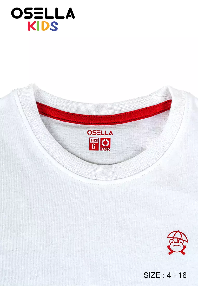 [NEW] Osella Kids Basic Regular T-Shirt 32724002 | Kaos Lengan Pendek Anak Laki-Laki