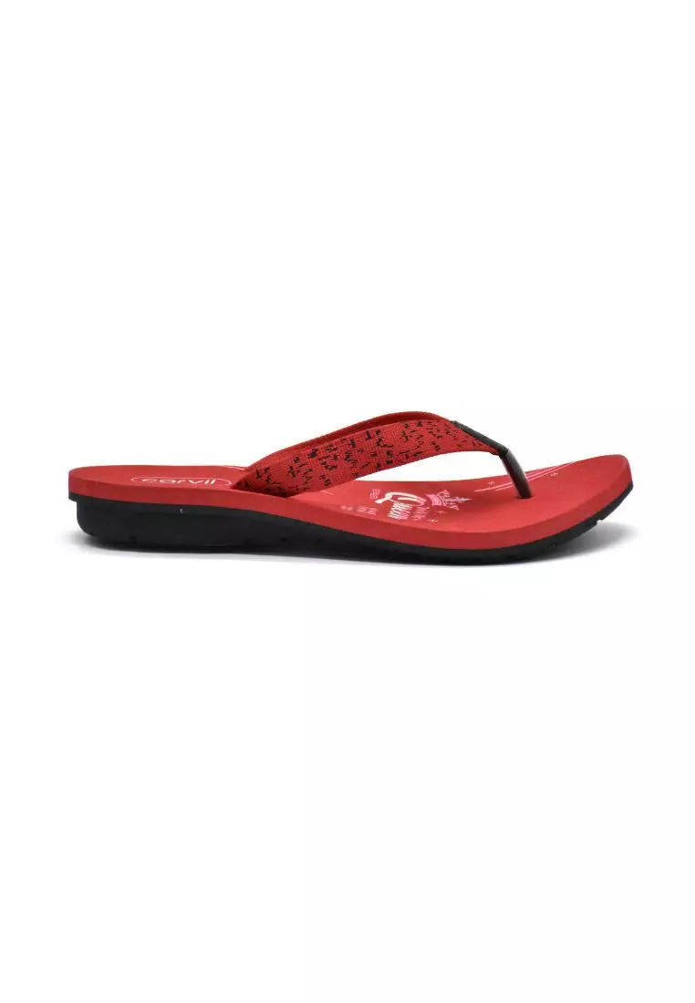 Carvil Sandal Wanita Adinda-L Red/Black
