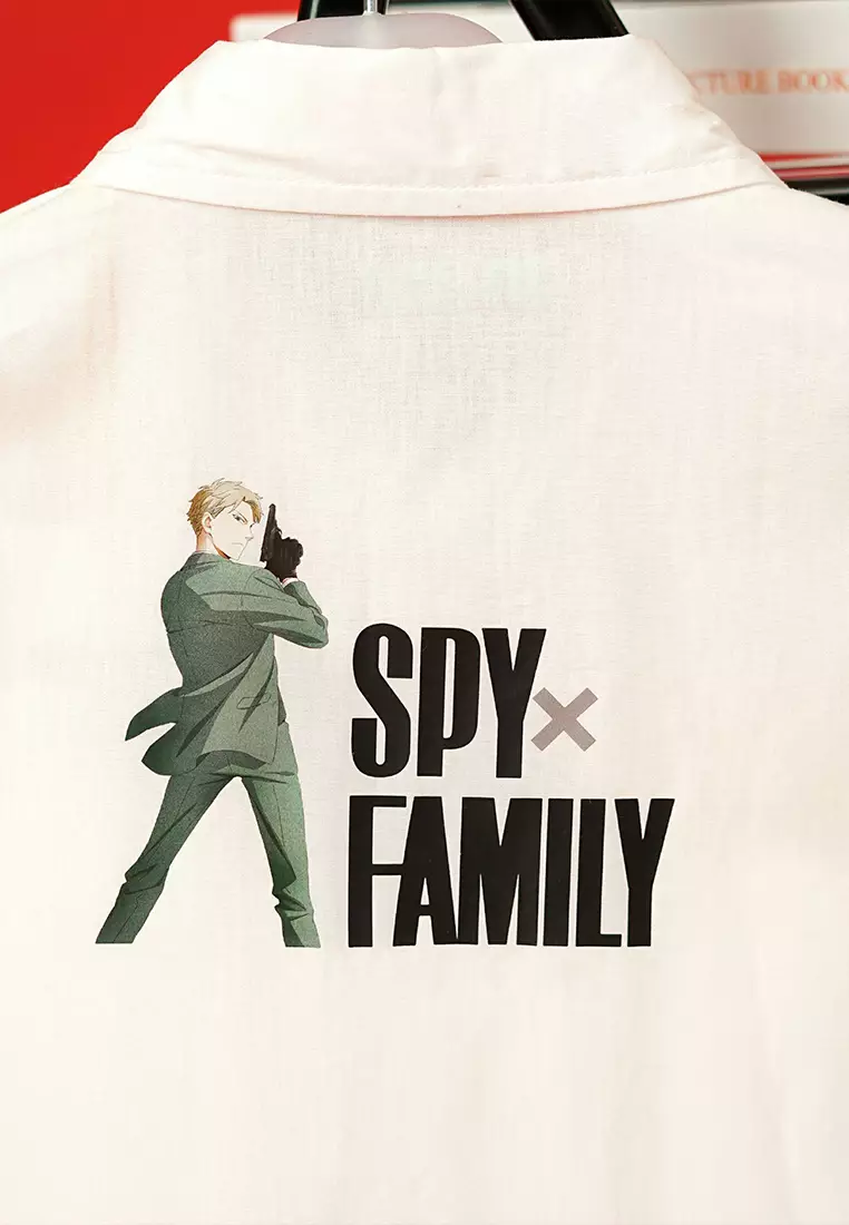 Cressida X SpyxFamily Kemeja Kids Boy White F003P1