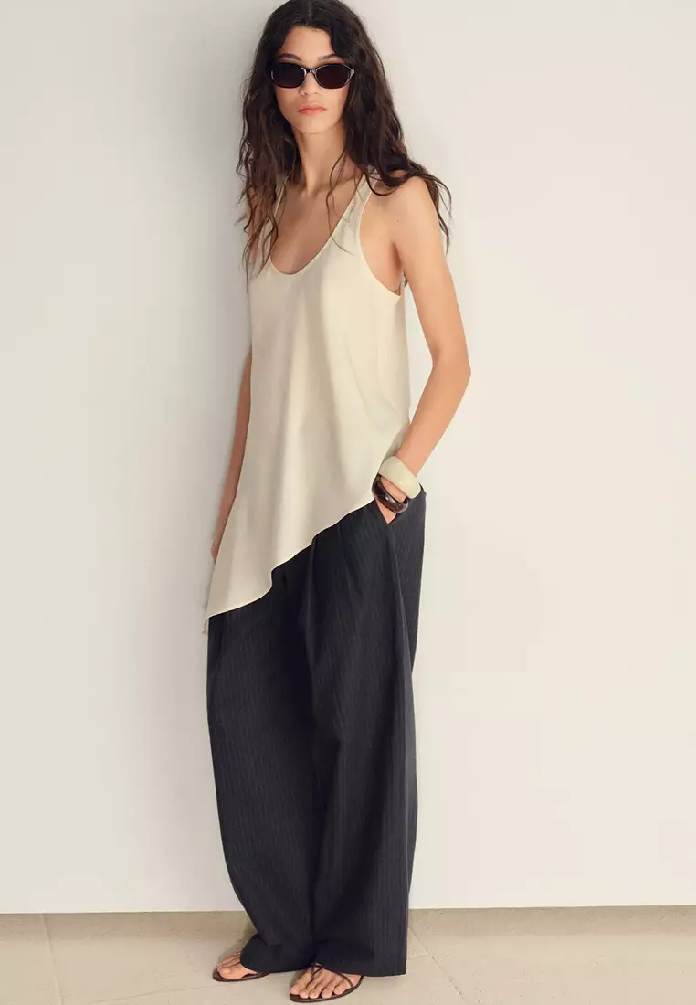 Straight-Fit Suit Trousers