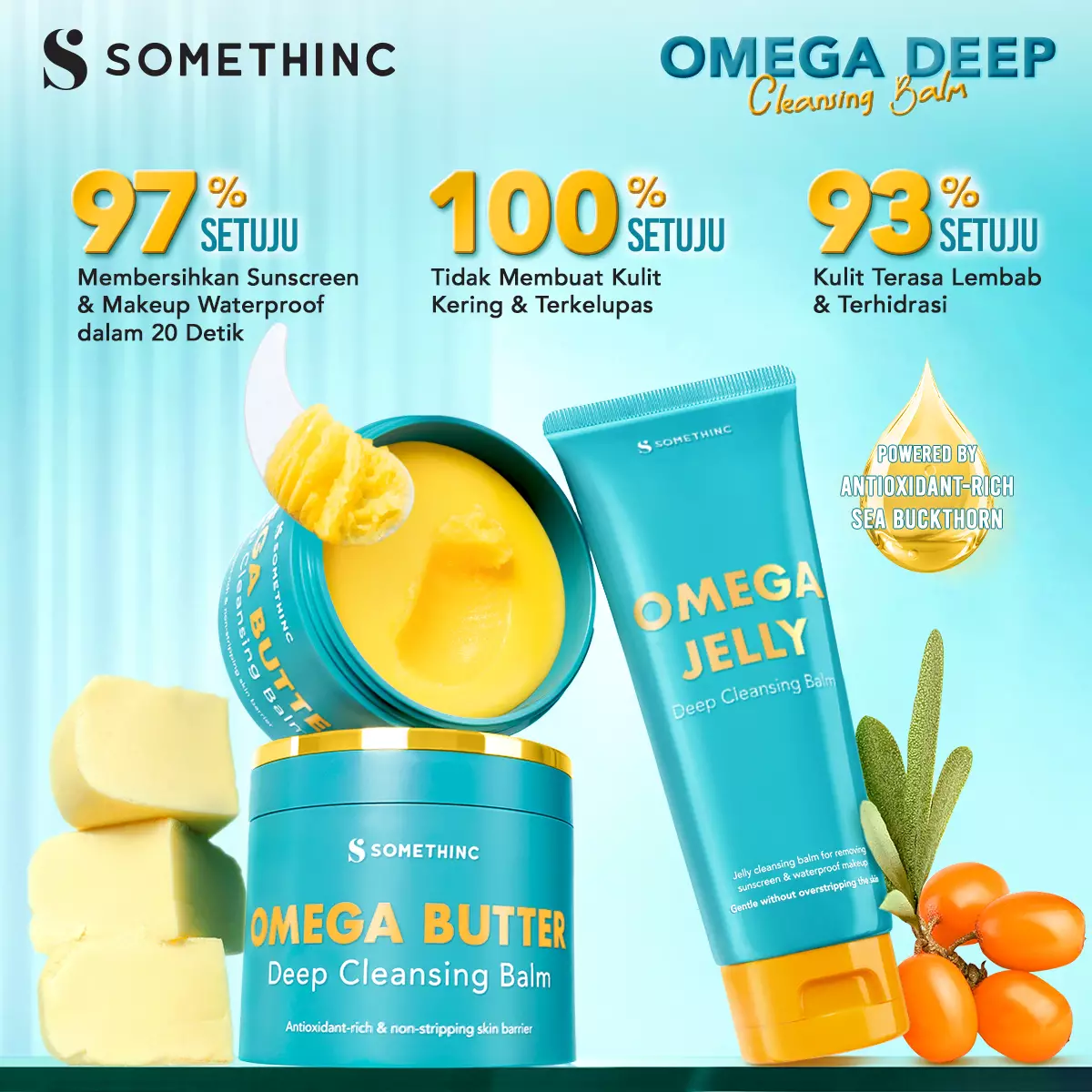 SOMETHINC Omega Jelly Deep Cleansing Balm - 100gr