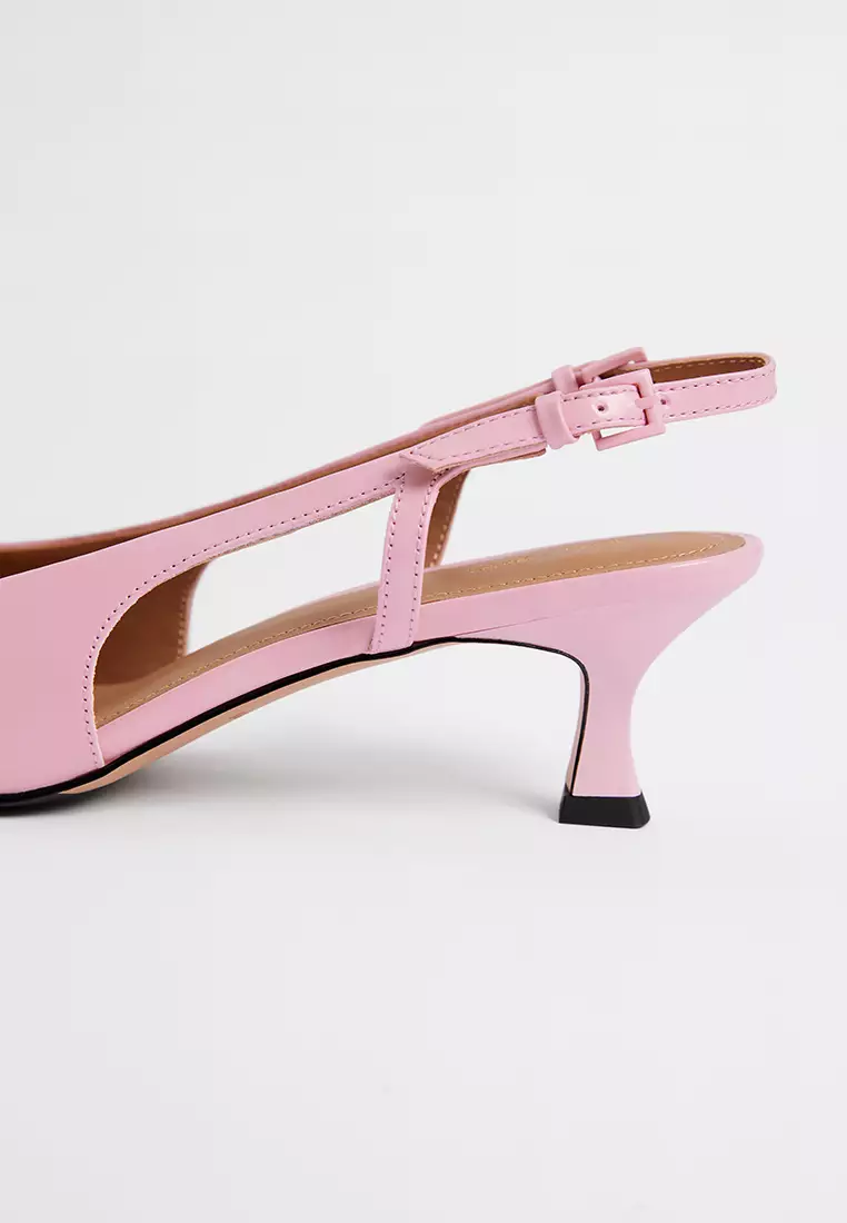 Fuchsia kitten heel clearance shoes