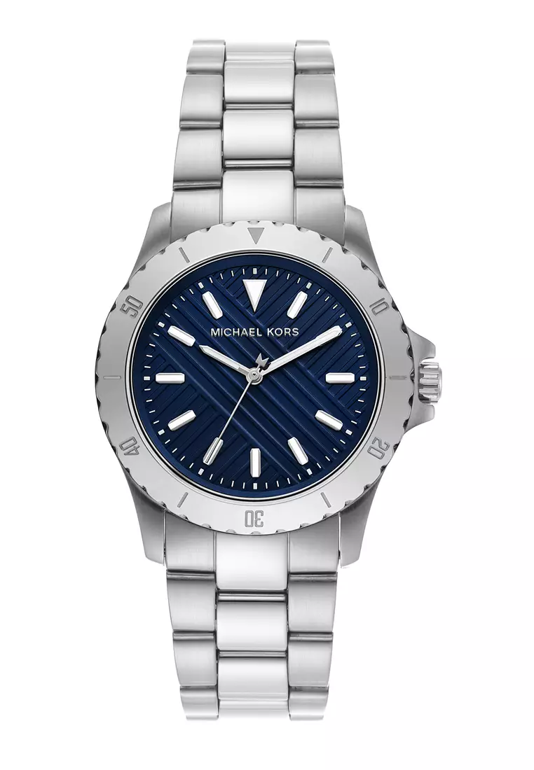 All stainless steel michael kors top watch