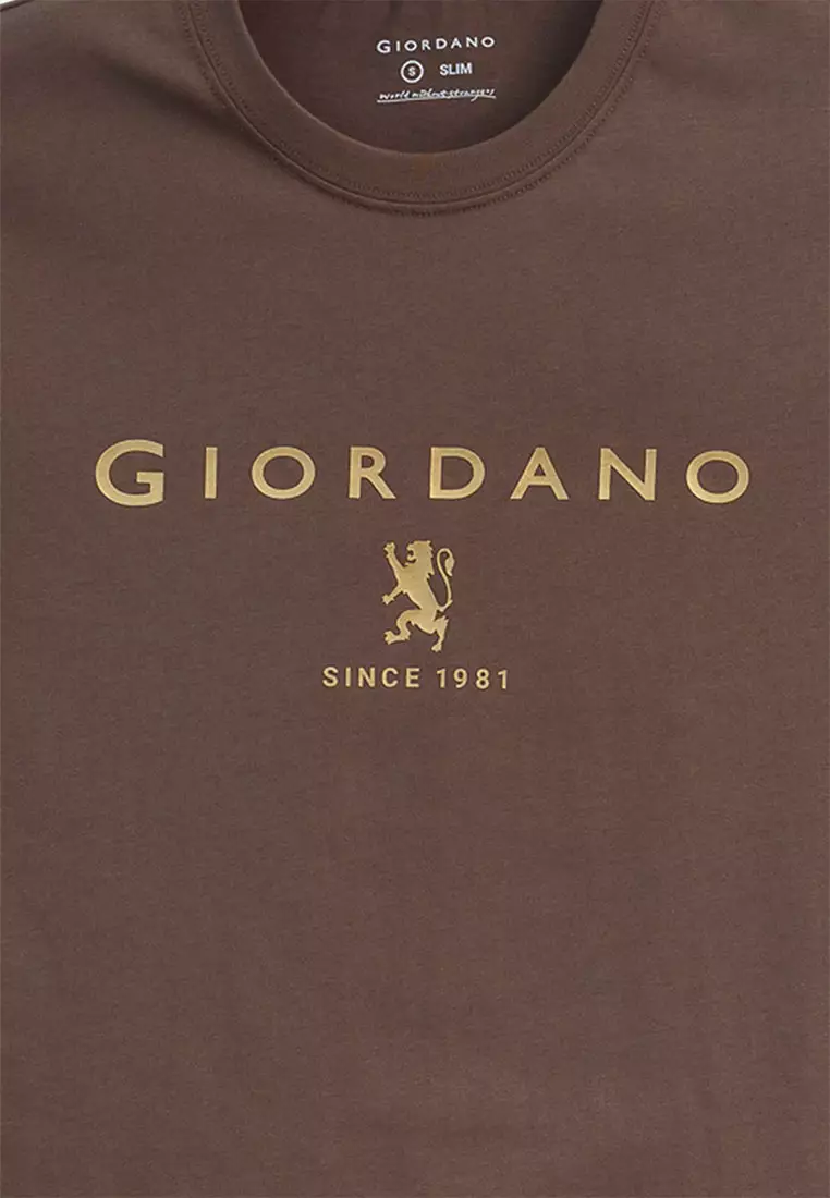 Men's Slim Fit Lion Logo Tee