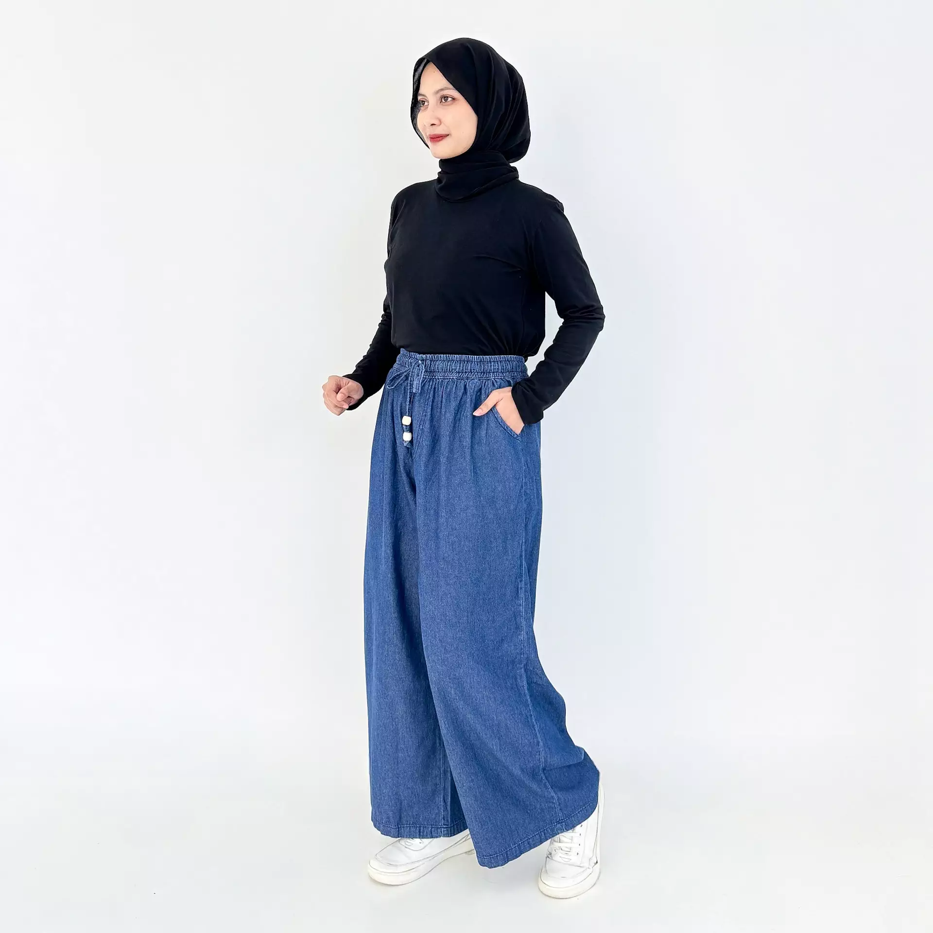 Kulot Denim Emma [DARK BLUE] Plus Size Fit 95 Kg