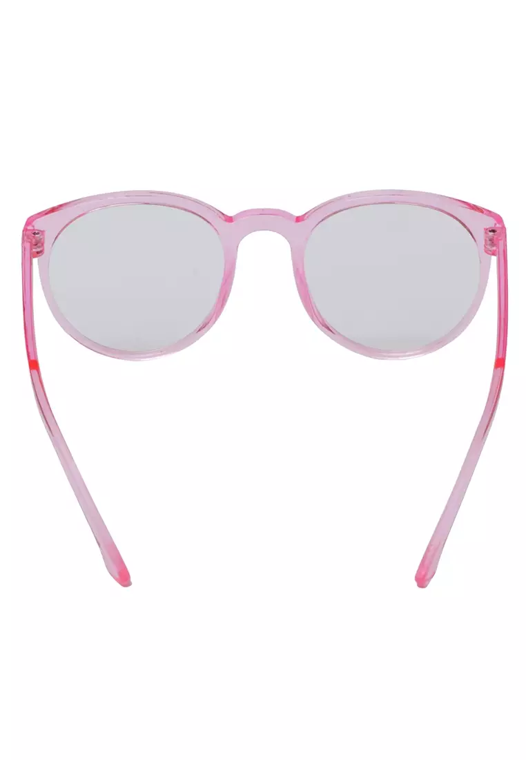Ulrico Kacamata Anak Unisex Oval Round Frame Kids Glasses Material Plastic ORIGINAL - Pink