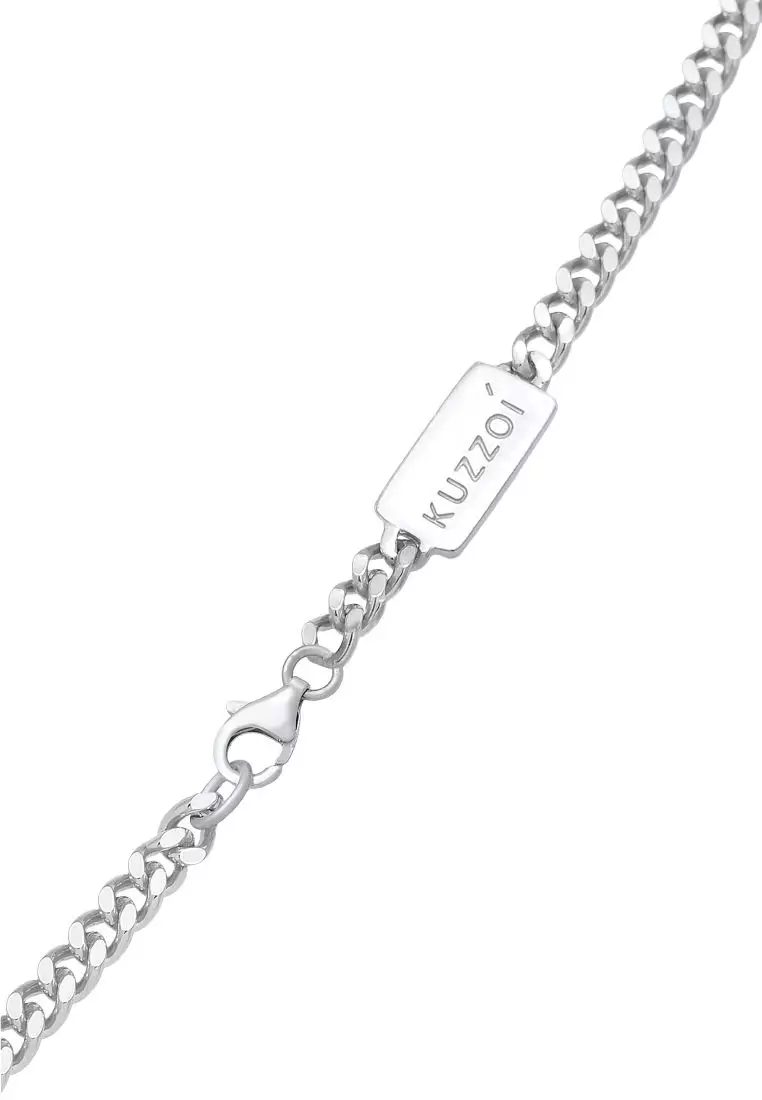 Necklace Men Tank Chain Basic Massive in 925 Sterling Silver