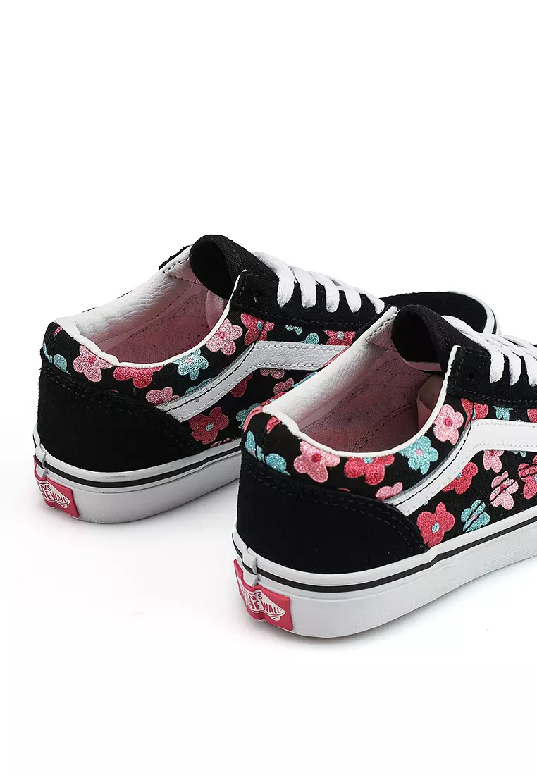 Old skool vans with flowers online
