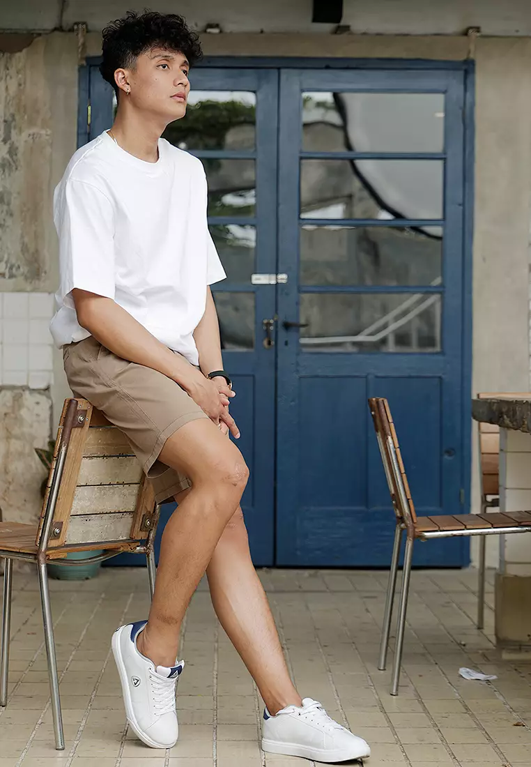 Celana Pendek Chinos SlimFit Beige OXCON