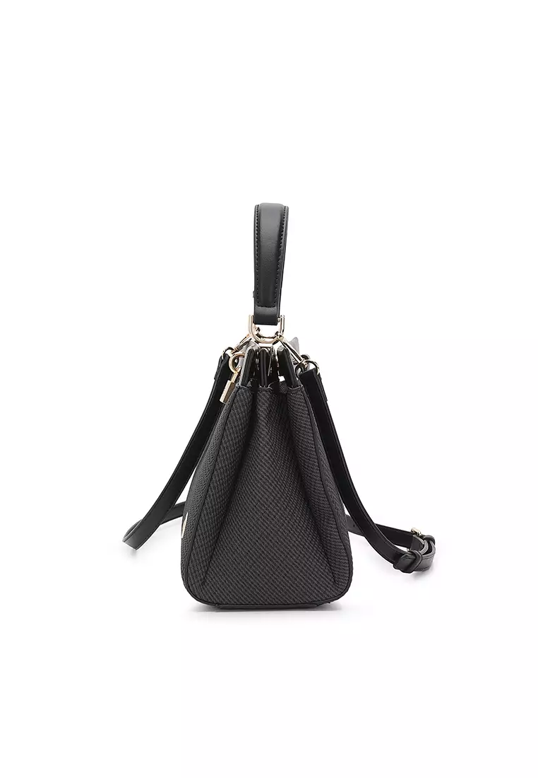 Women's Top Handle Bag / Sling Bag / Crossbody Bag / Shoulder Bag (Tas Tangan Wanita / Tas Selempang Wanita / Tas Bahu Wanita) - Hitam