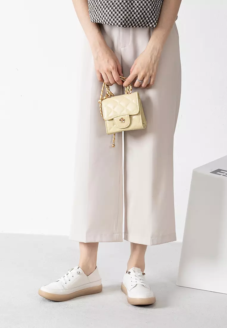 Lace Up Leather Sneakers TH777-9