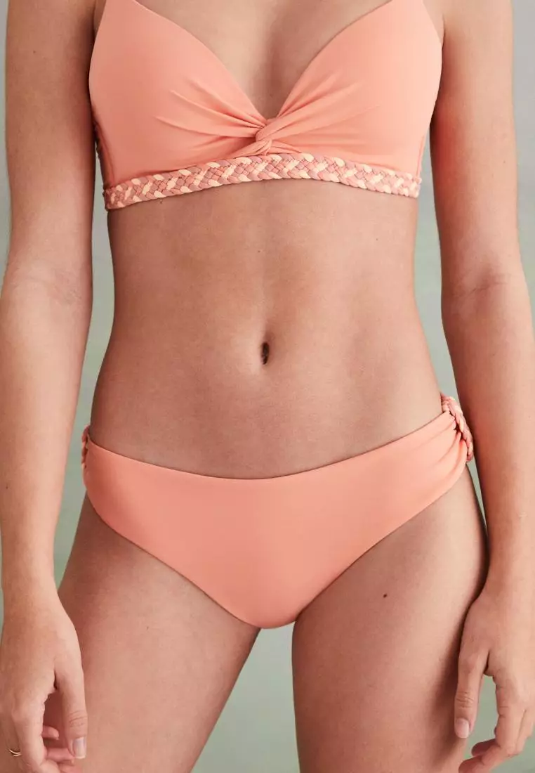 Buy women'secret Orange Braided Hipster Bikini Bottom 2024 Online