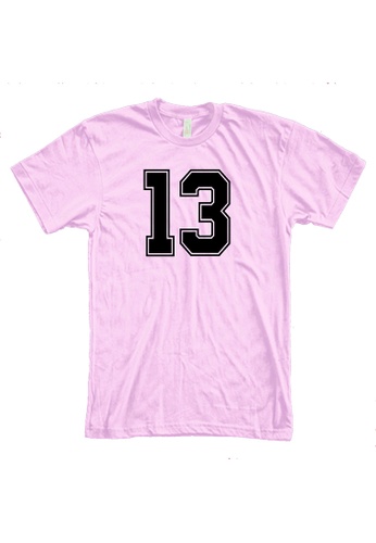 MRL Prints lilac purple Number Shirt 13 T-Shirt Customized Jersey B1C12AAC254523GS_1