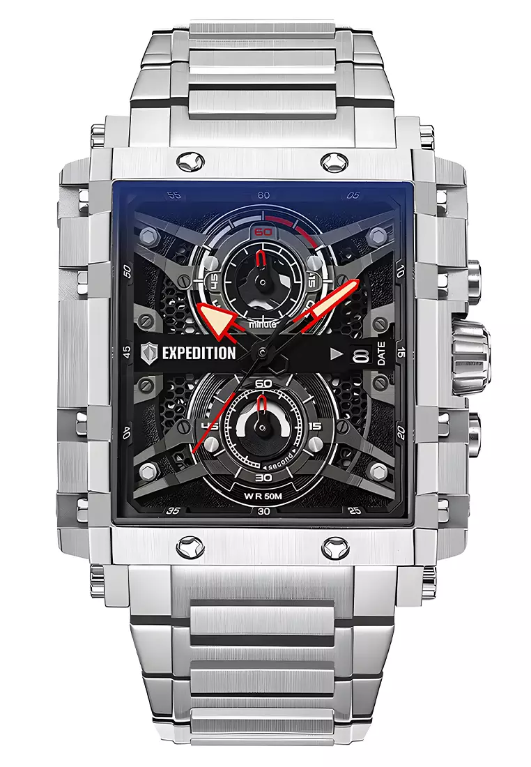 Jual Expedition Expedition - Jam Tangan Chronograph Pria - Black Dial ...