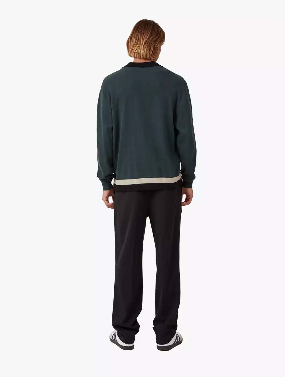 Cotton On -  Pakaian Pria  - Relaxed Pleated Pant - Black