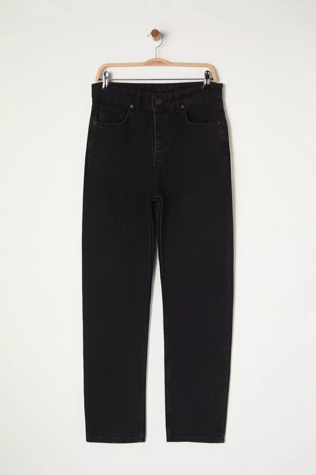 Black Baggy Fit Jeans Denim Trousers TMNAW24JE00027