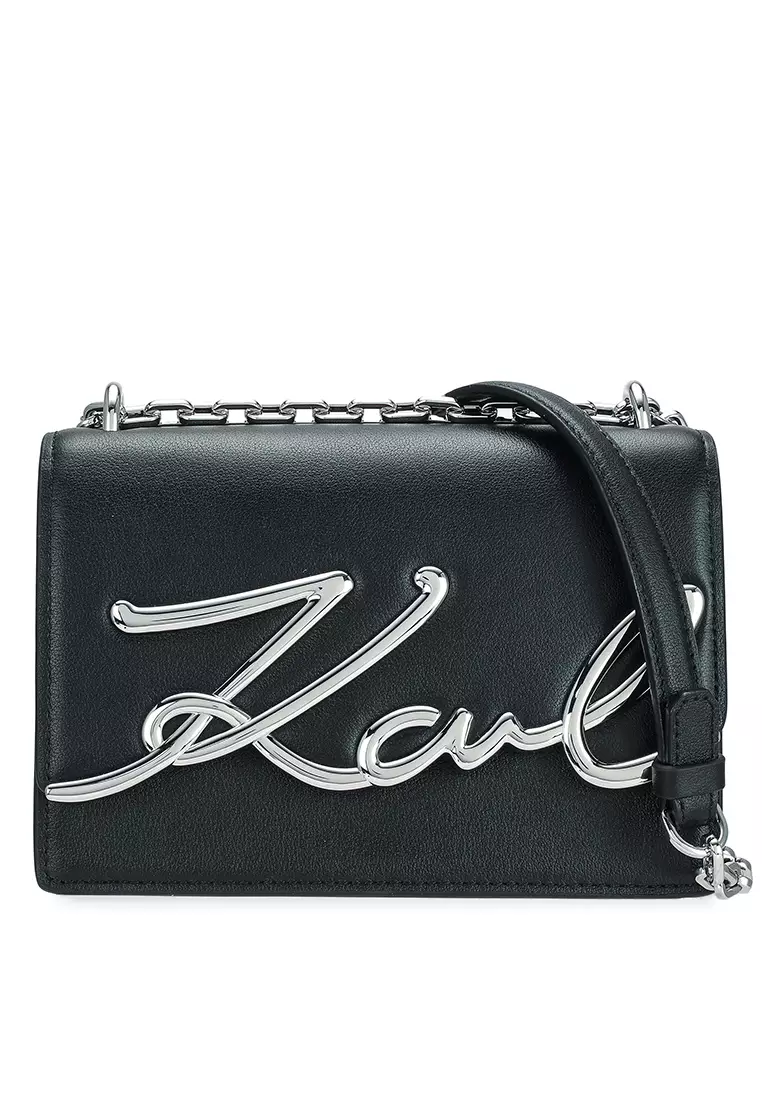 Karl lagerfeld 2024 signature shoulder bag