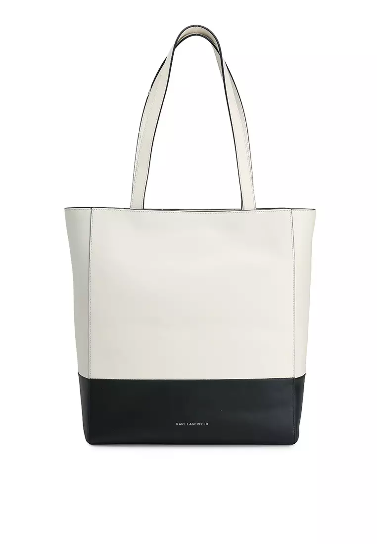 Ikon K Leather Medium Tote Bag