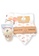 The Wee Bean multi Organic Welcome Baby Blankets Bibs and Doll Gift Set - Chinese Style Bakery Buns 0D8E1KAEC2D660GS_1
