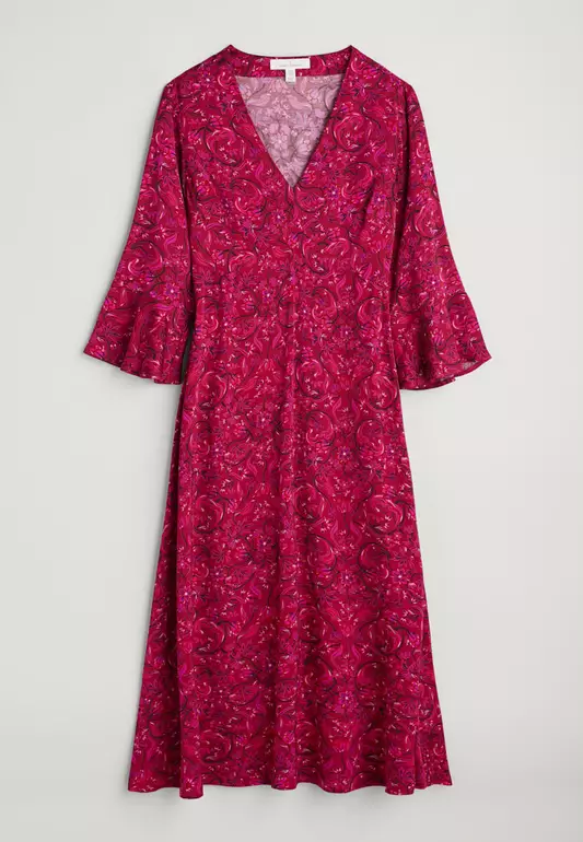 Seasalt Cornwall Red Starry Night Dress