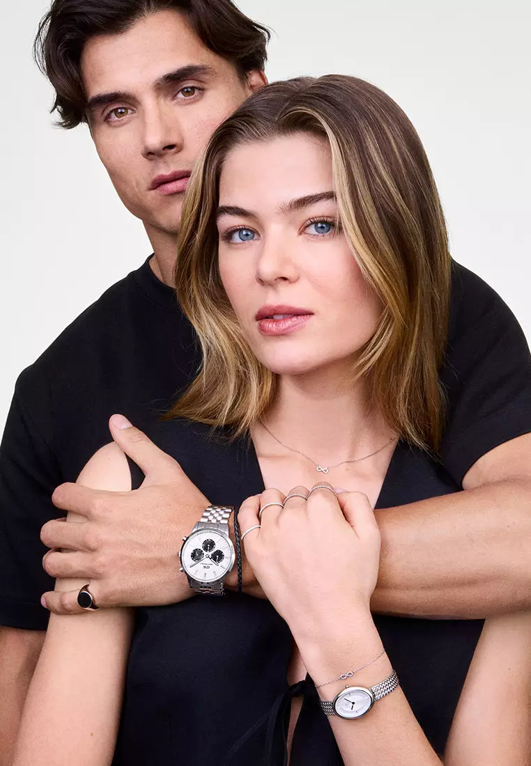 Mirelle Infinity Bracelet Gold Unisex Bracelet for women and men stainless steel crystal Bracelet DW Official Authentic Original