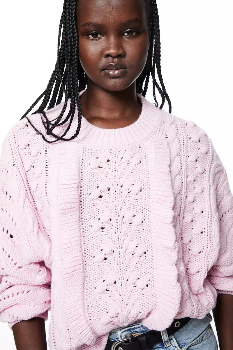 Pink shop frill jumper