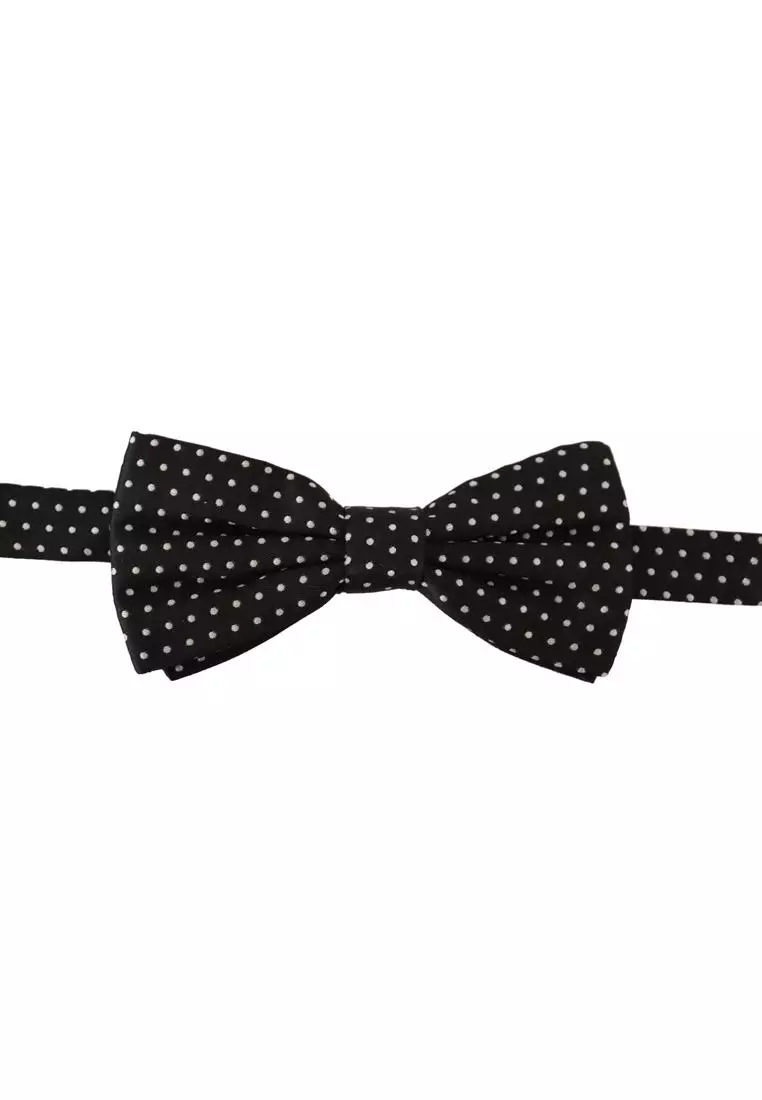 Buy Dolce & Gabbana Dolce & Gabbana Polka Dot Silk Neck Papillon Tie ...