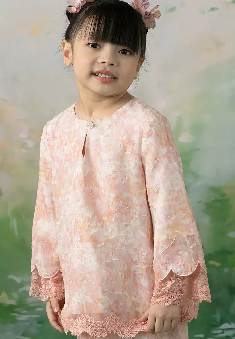 Darin Lace Top with Skirt Set